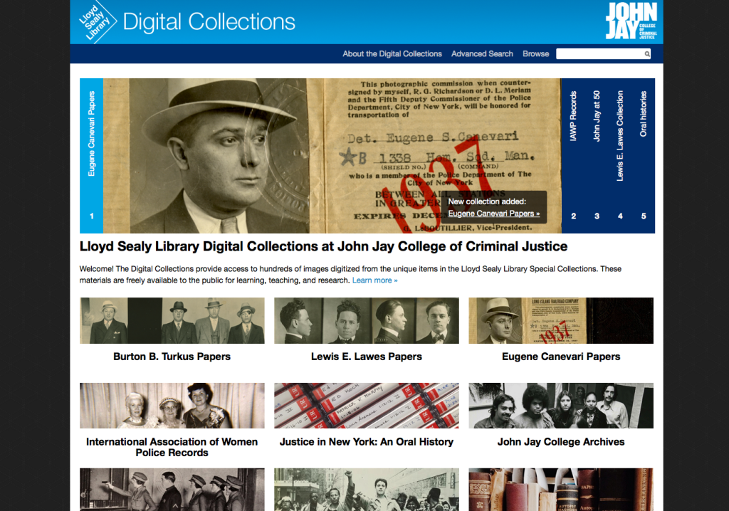 Digital Collections website