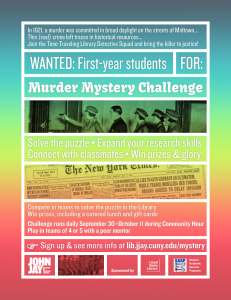 Mystery Challenge