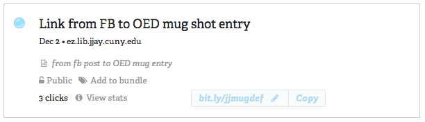 bitly edited entry